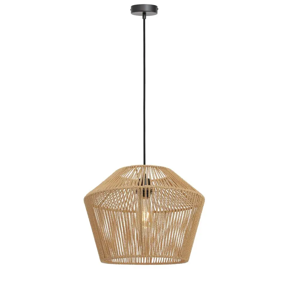 Hanglamp Caspian - Bruin/Zwart - Ø40cm