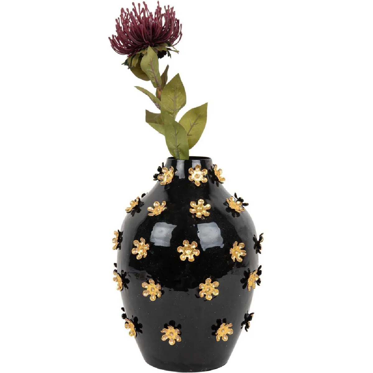 PT' Vase - Golden Flowers