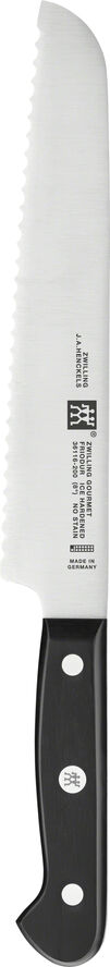 Zwilling Gourmet Brødkniv 20 cm Grå/sort