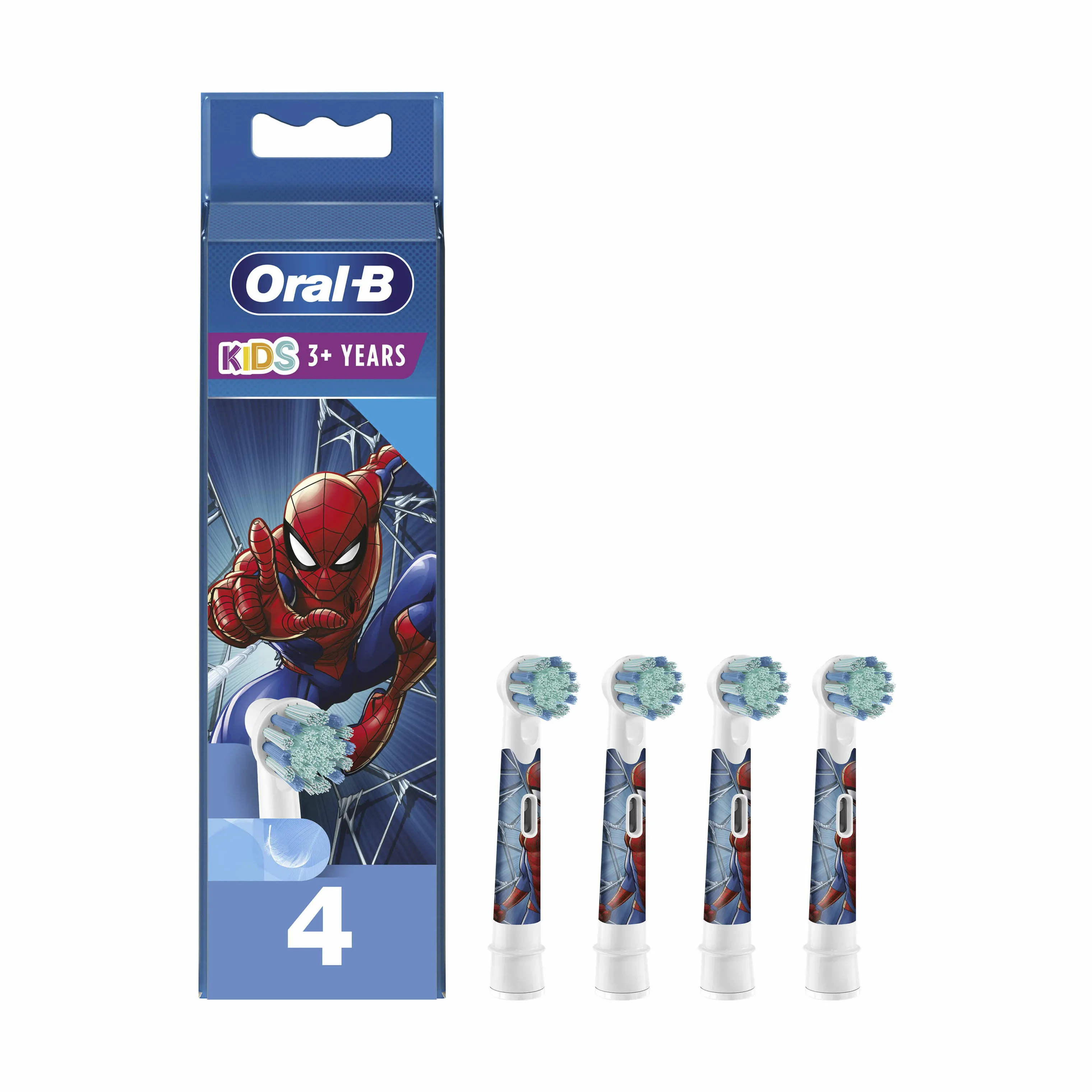 Oral-B Kids Tandbørstehoved - 4 stk.