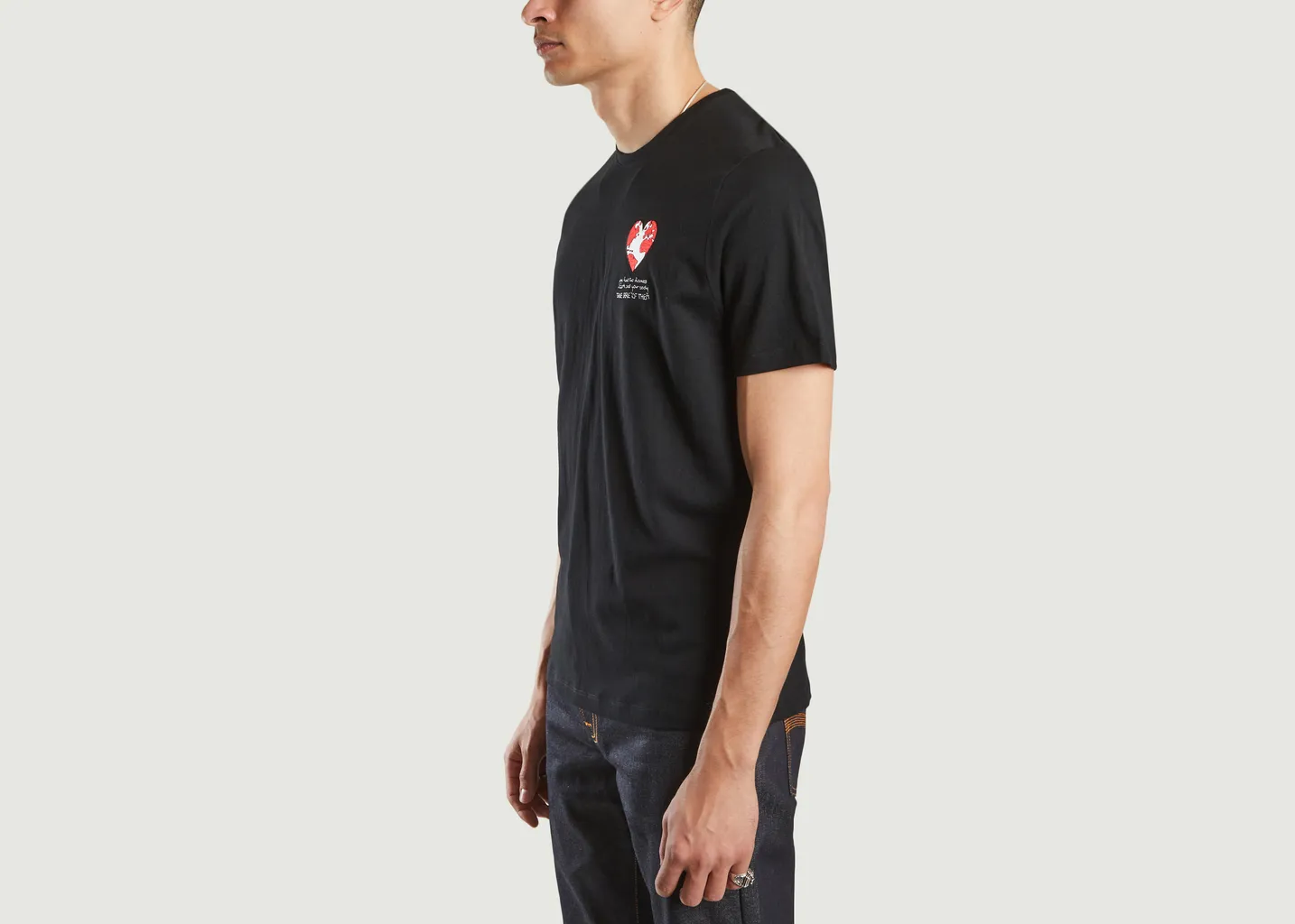 T-shirt One imprimé coeur JagVi Rive Gauche