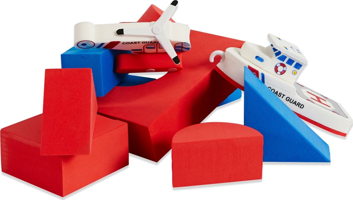 Bath Blocks - Kystvagt Båd Og Helikopter