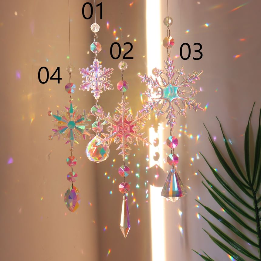 Coolkiss - Sneeuwvlok Acryl Hangende Decoratie (Diverse Ontwerpen)