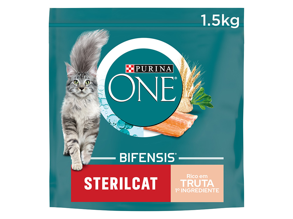 RAÇÃO PARA GATO PURINA ONE ESTERILIZADO TRUTA 1.5KG