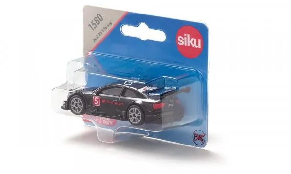 Siku SIKU 1580, Audi RS 5 racing car, metal/plastic, multicolored, large rear wing, toy car for children