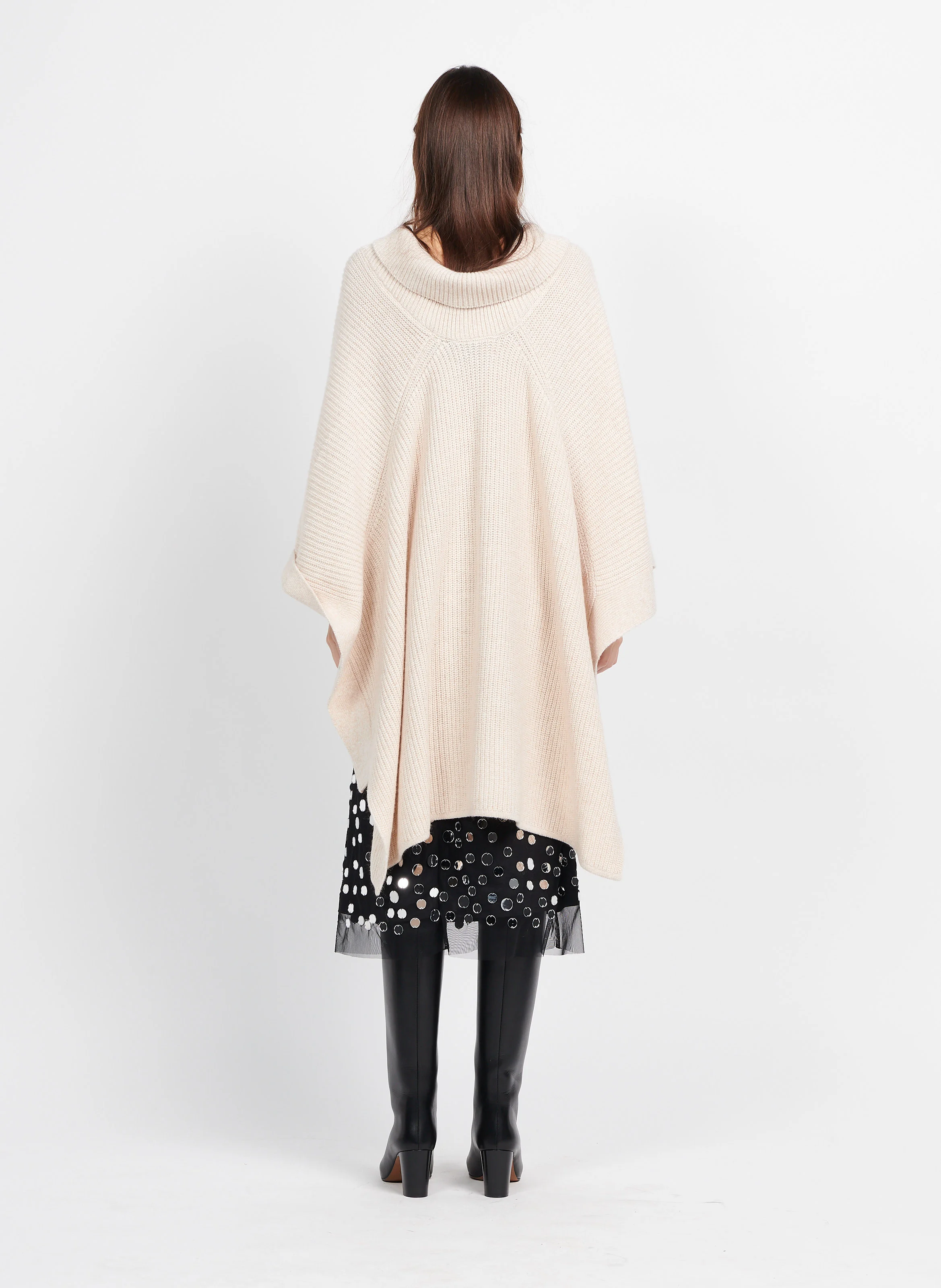 CRESCENT - Jupe courte droite | Noir