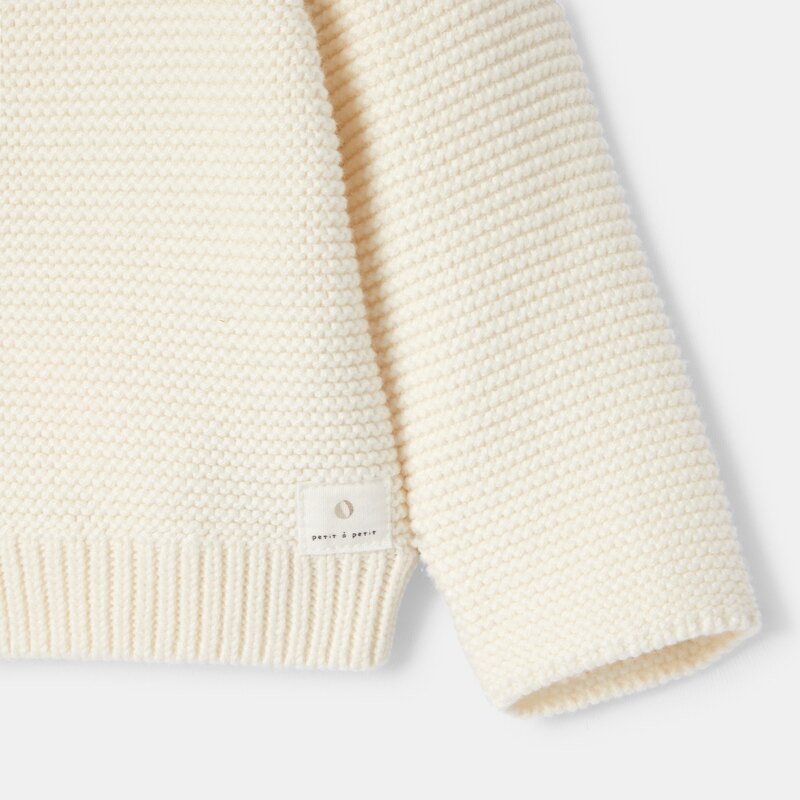 Gilet en tricot blanc naissance Absorba Blanc