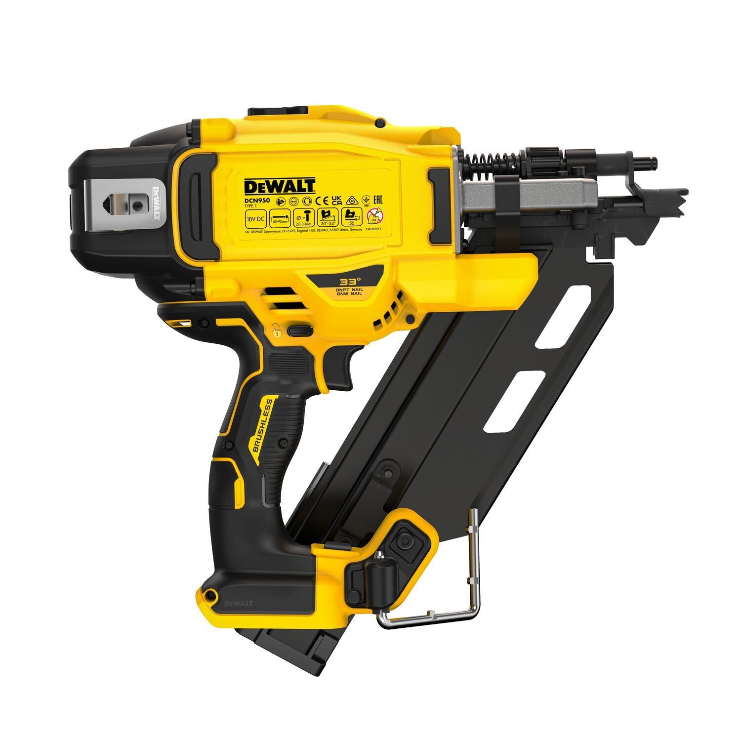 DeWALT DCN950N Accu constructie tacker enkelshot 18V XR Basic Body