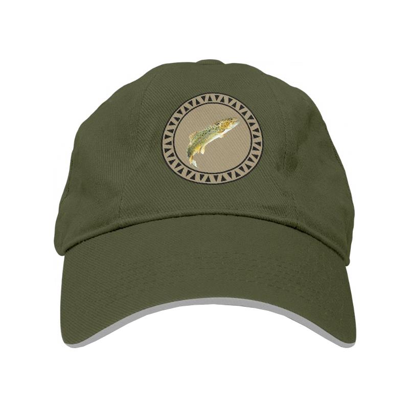 Casquette Bartavel Pêche Truite - Kaki