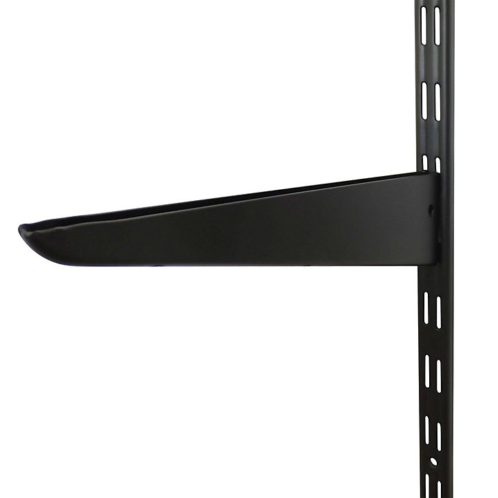 Console double 28,3 cm Form Twinny coloris noir mat