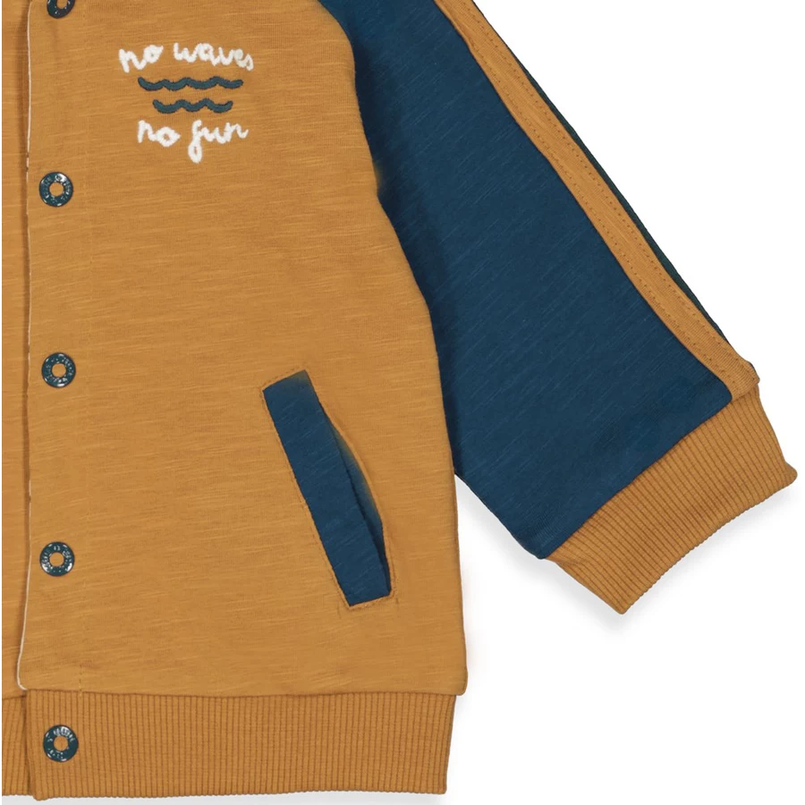 Feetje Wendejacke No Waves No Fun Indigo