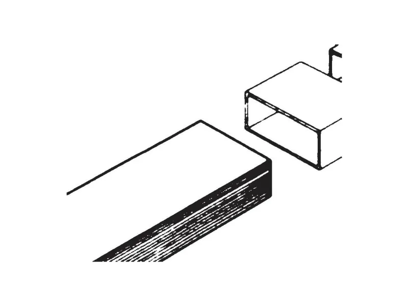 Wallair 20200110 Fladkanals-ventilationssystem 100 Firkantrør