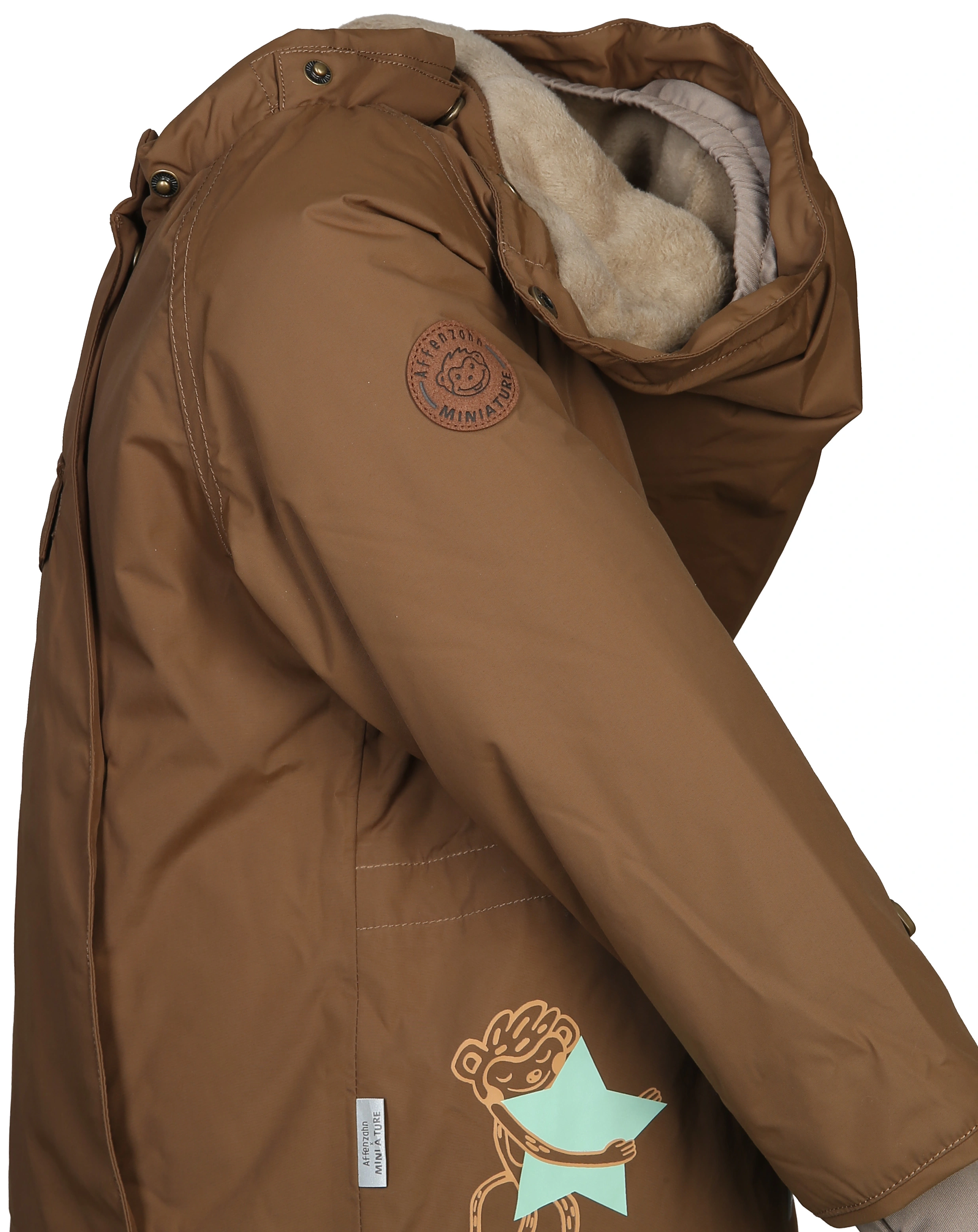Winterjacke AFFENZAHN MATASLAUG in wood
