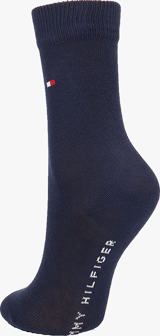 TOMMY HILFIGER blauwe tommy hilfiger sokken th children sock th basic 2p