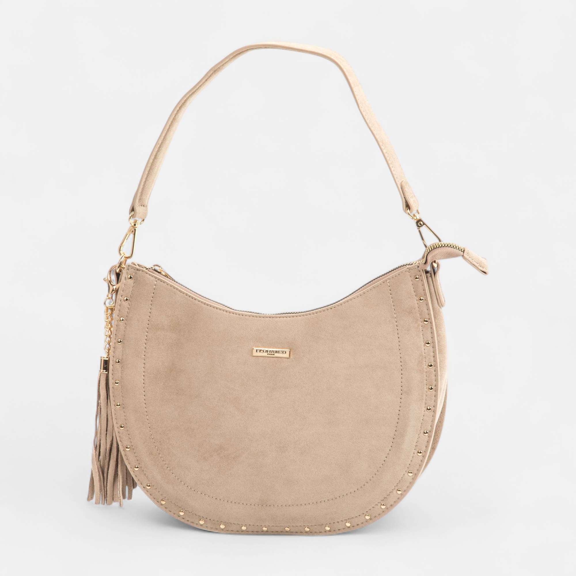 Sac bandoulière beige