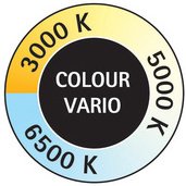 Lampe de bureau à LED pearly colour vario, blanc
