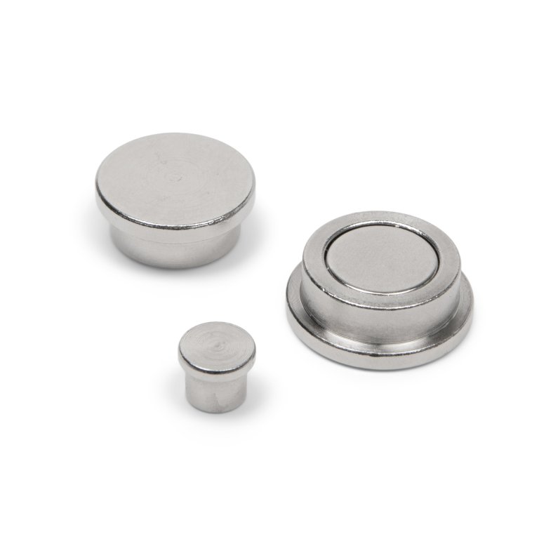 Runder Neodymmagnet mit Stahlgehäuse