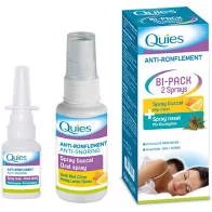 Bi-pack Anti-Ronflement Quies 1 Spray Buccal 70ml + 1 Spray Nasal 15ml