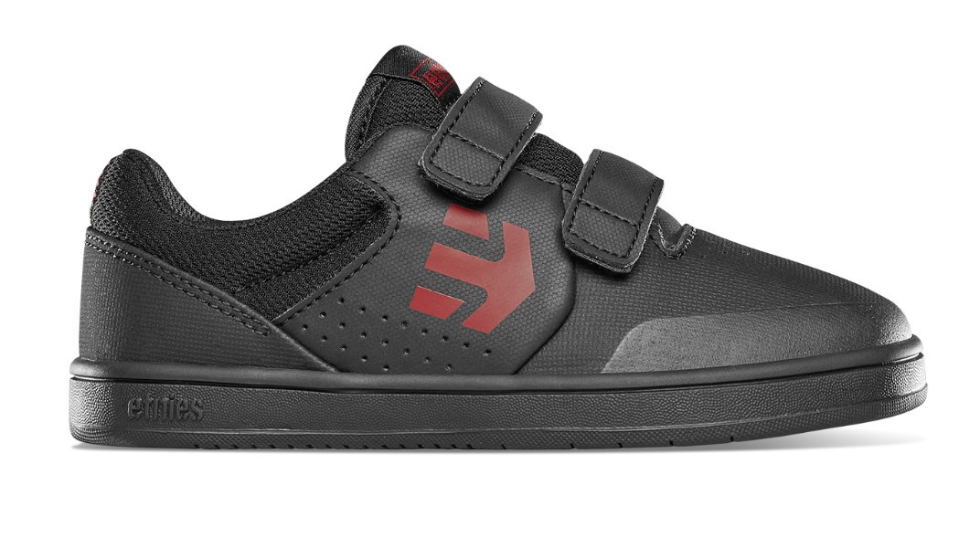 Etnies Little Kids Marana Black Red Black 10C US / 26.5 EU