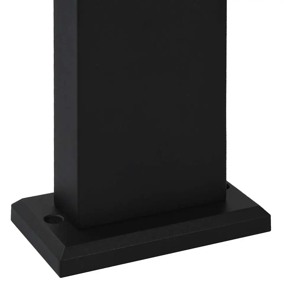 vidaXL - Tuinlamp - Zwart - Aluminium - 16 x 10 x 50 cm