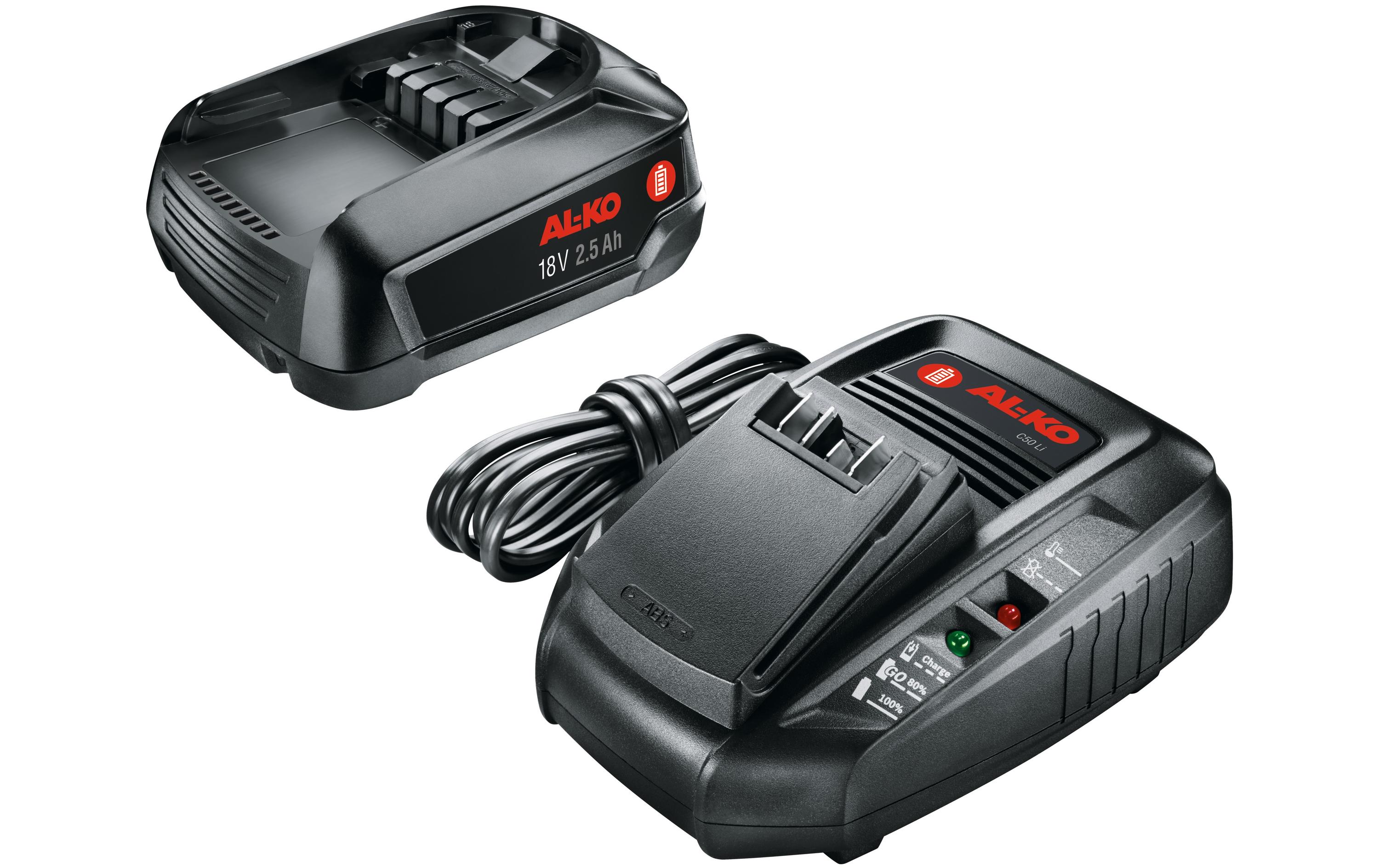 Akku und Ladegerät BOSCH HOME AND GARDEN Set, 18 V, 2.5 Ah<br>Vorteils-Set