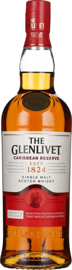 THE GLENLIVET CARIBBEAN RESERVE 70CL