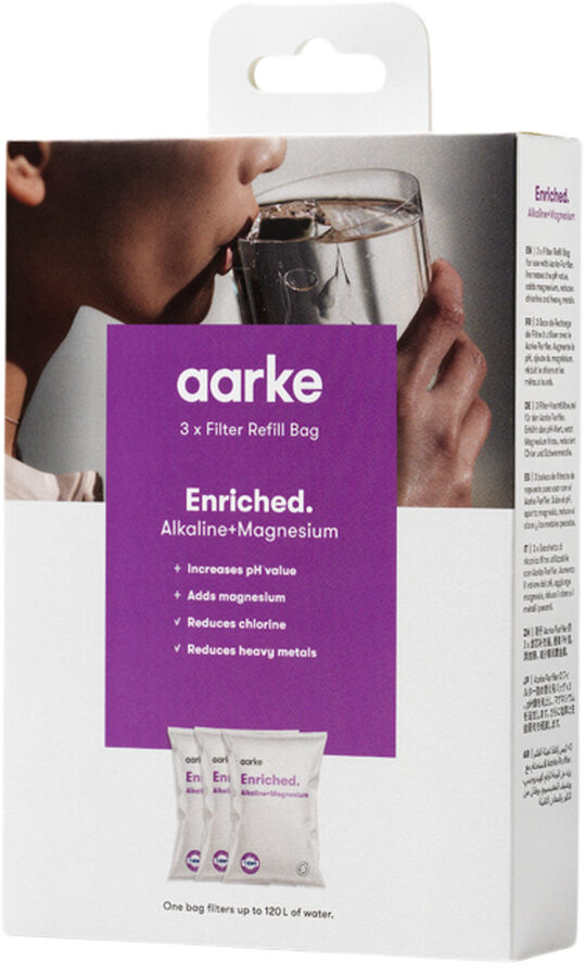 Aarke Kitchenware 3 pack Enriched Filter granulate No color