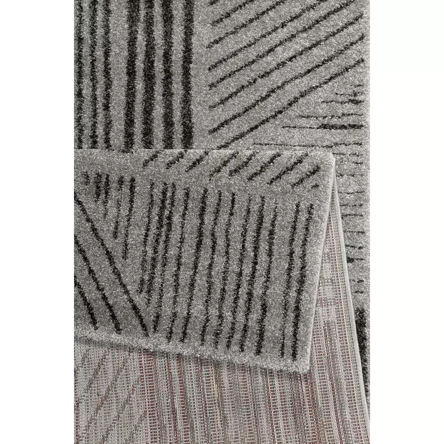 Esprit Kurzflorteppich Scribble grau
