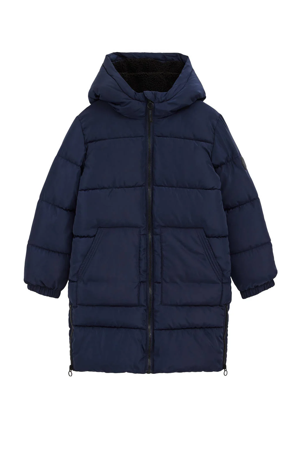 WE Fashion gewatteerde jas donkerblauw