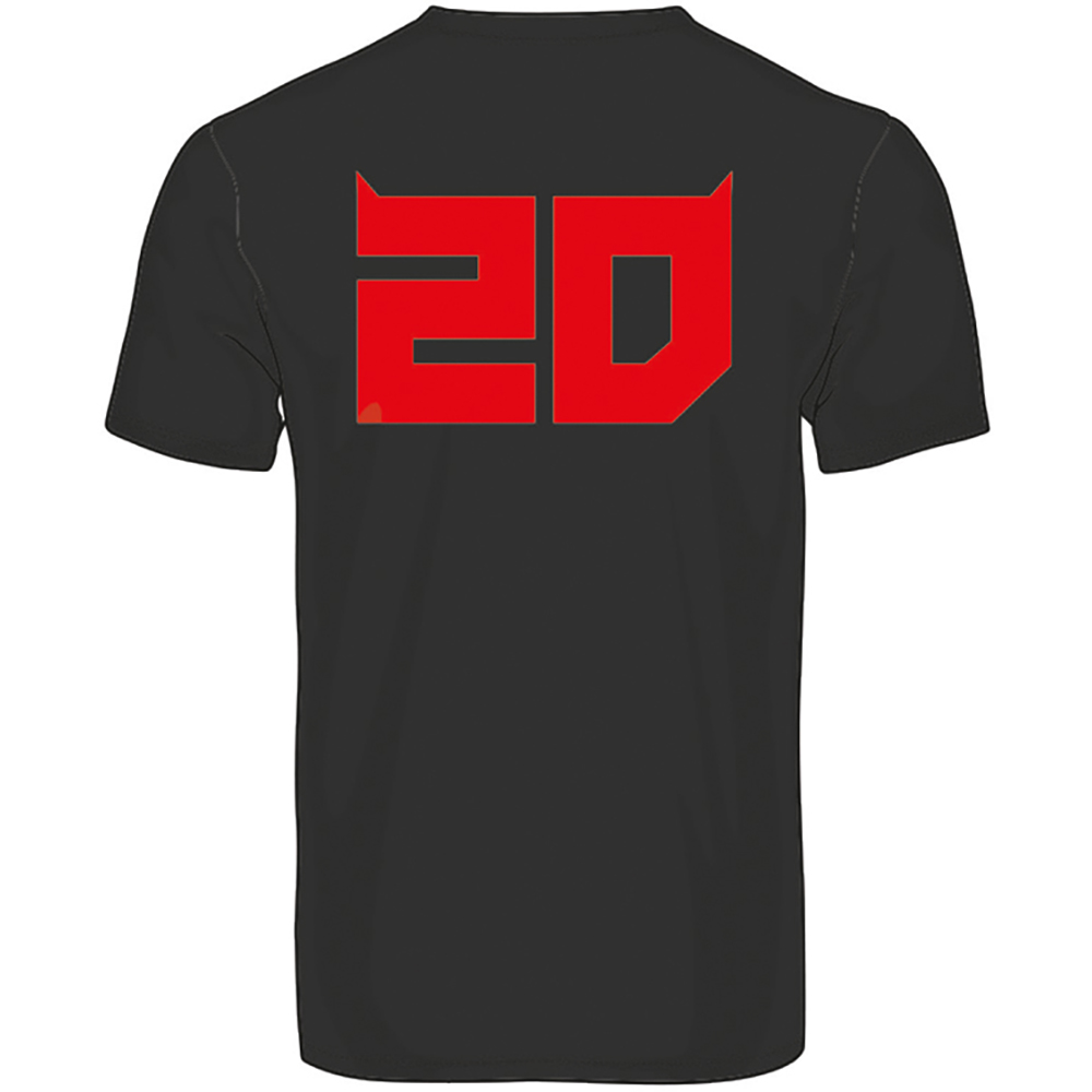 Fabio Quartararo - T-shirt Rider Noir / Rouge / Blanc