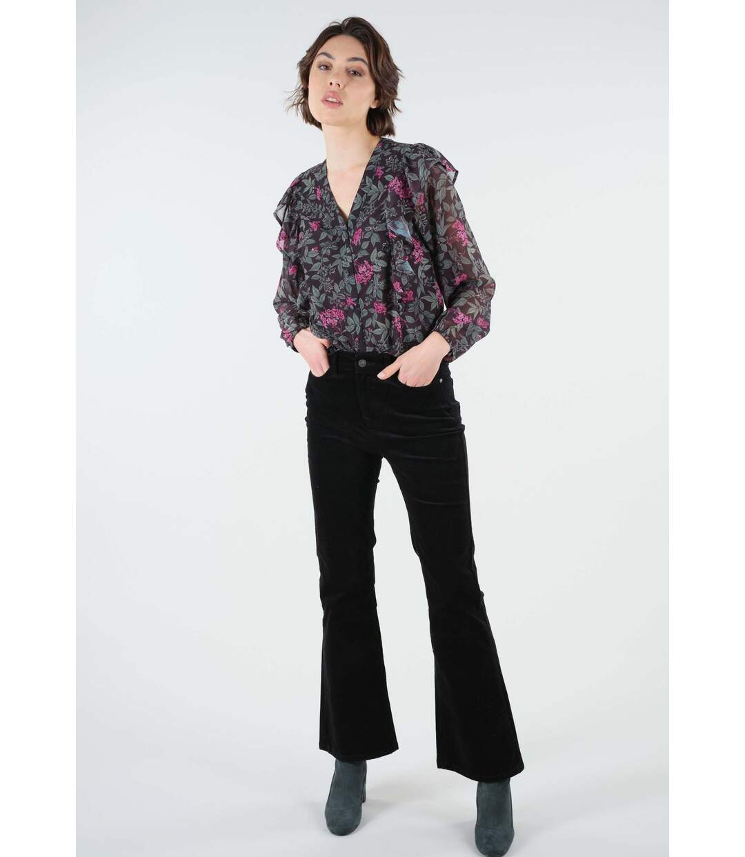 Chemise imprimé floral LIOUBA