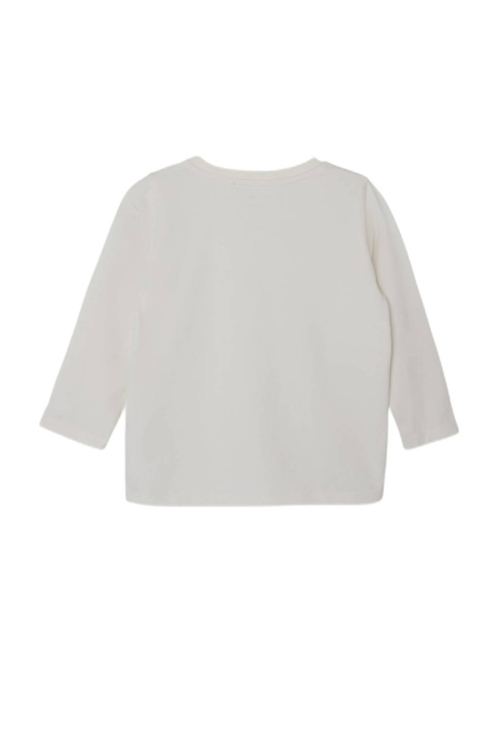NAME IT longsleeve NMMRUNE met printopdruk offwhite