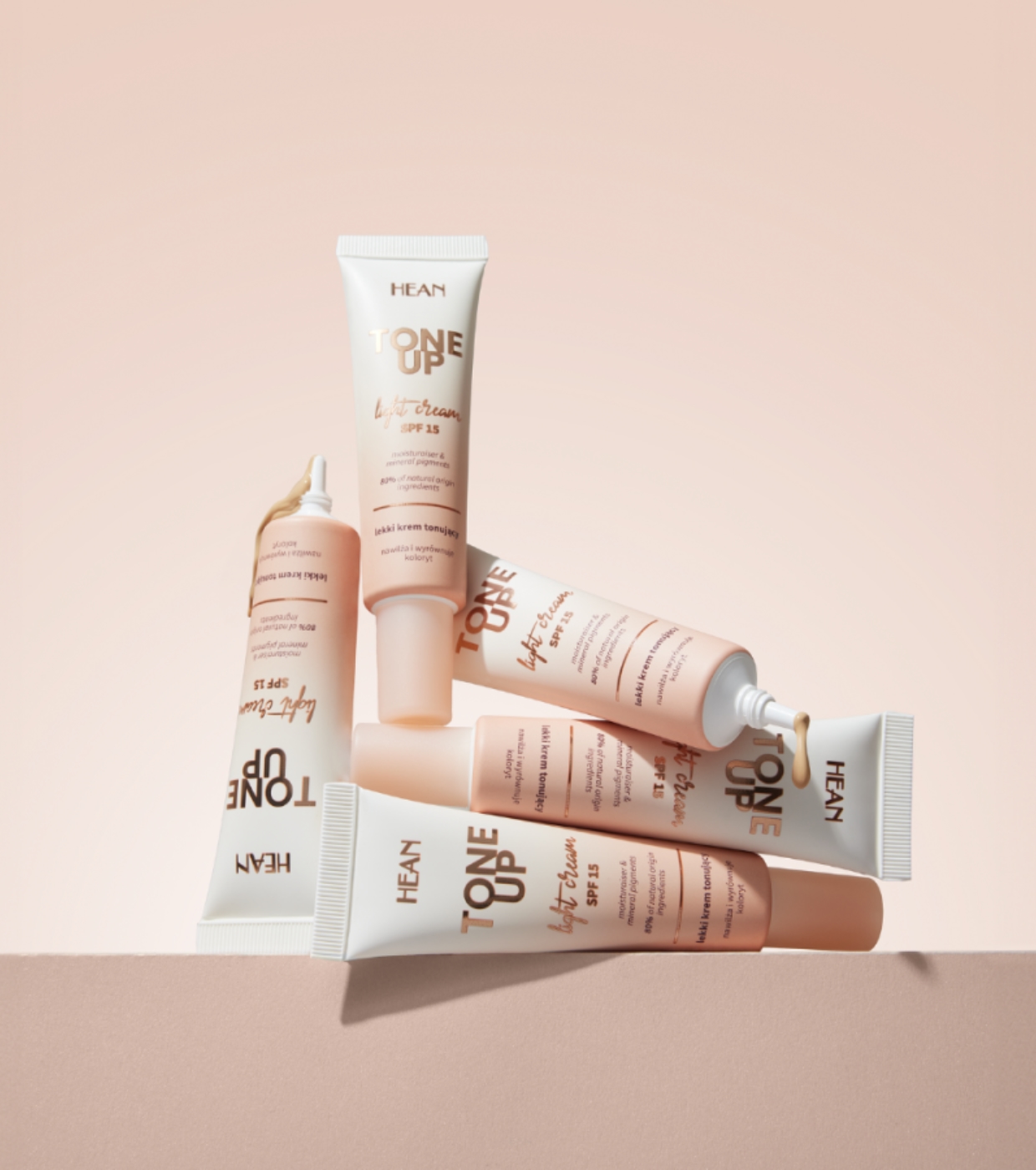 Hean - Creme Facial Tonificante Colorido Tone Up SPF15 - T01: Light