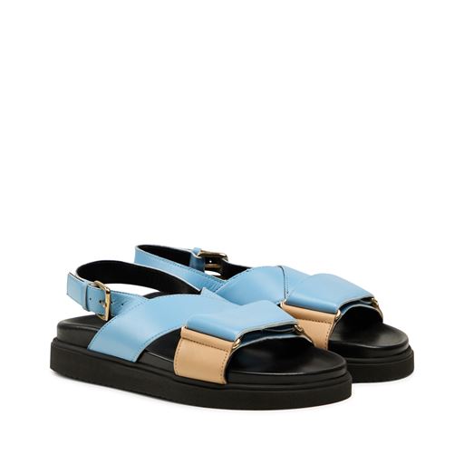 Pavement Lava Sandaler, Pastel Blue Combo, 37