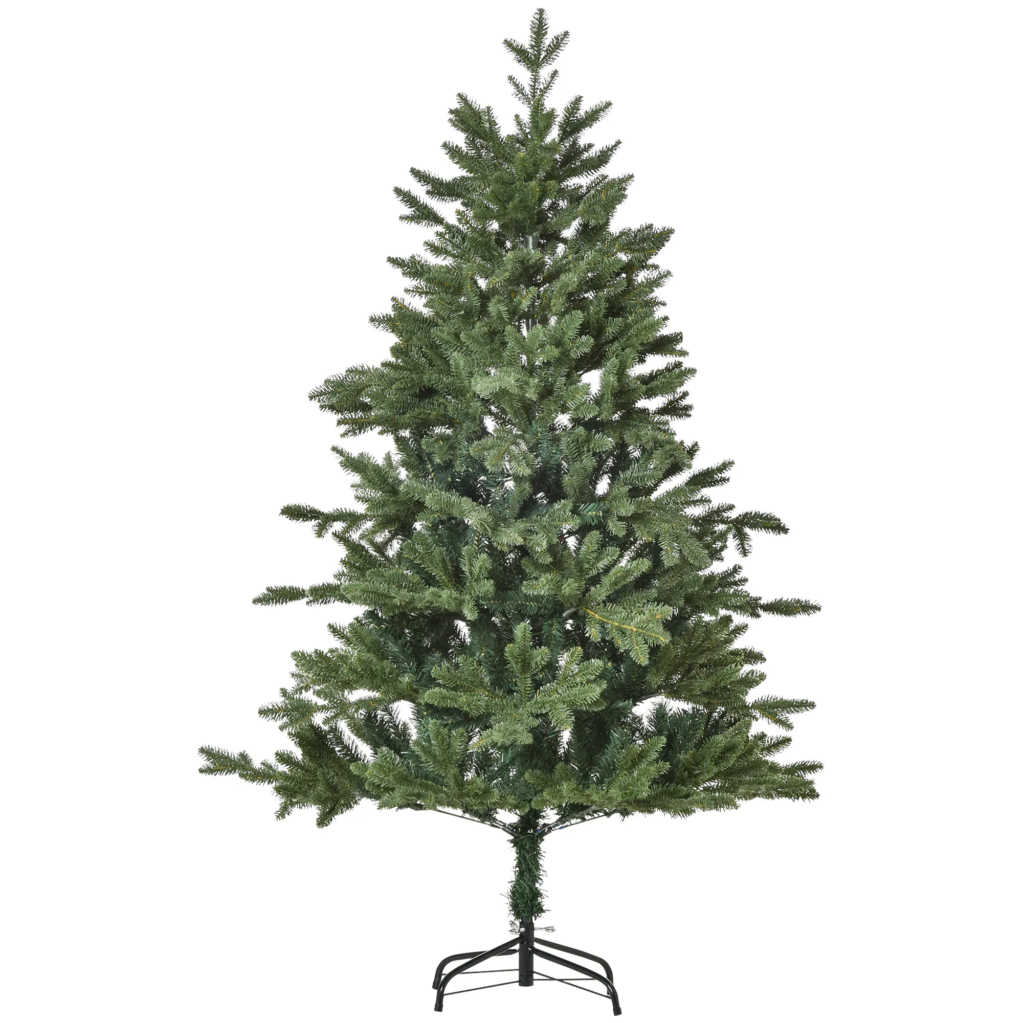 HOMCOM Künstlicher Weihnachtsbaum Mit Sockel grün Ø75 x 150H cm
