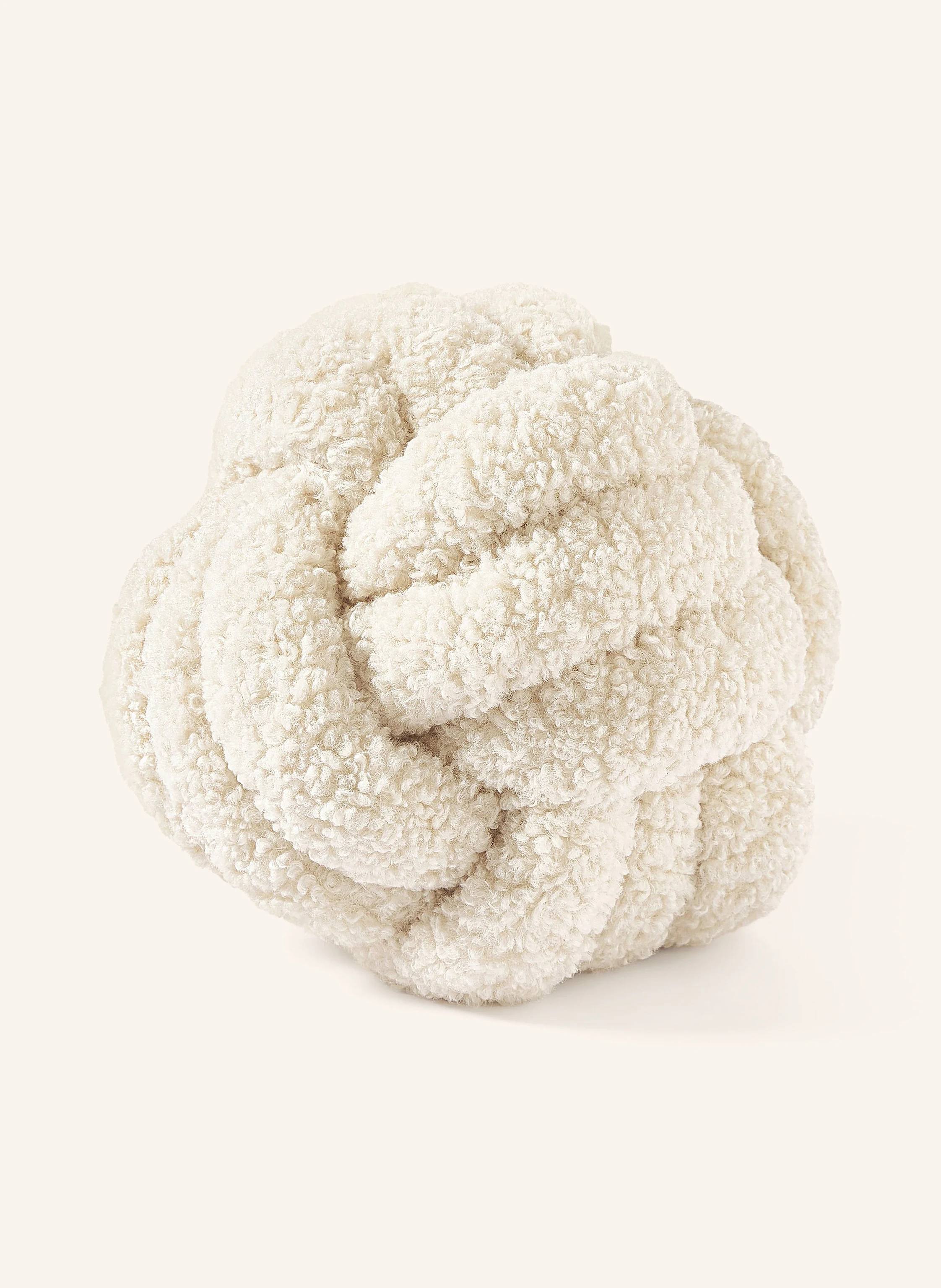 Westwing Collection Dekokissen DOTTY aus Teddyfell
