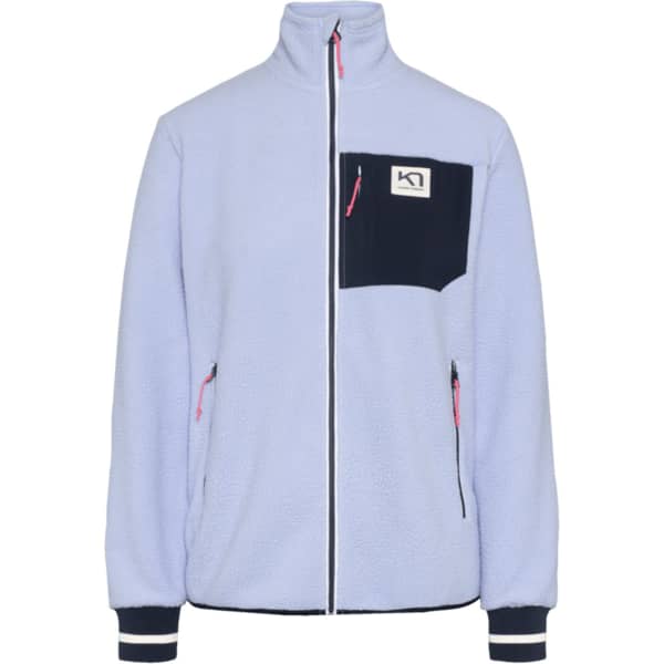 Veste polaire KARI TRAA ROTHE MIDLAYER PASTEL LIGHT BLUE