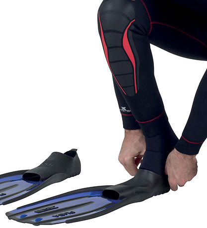 Seac Schwimmfüße - Fuga - Blau/Schwarz