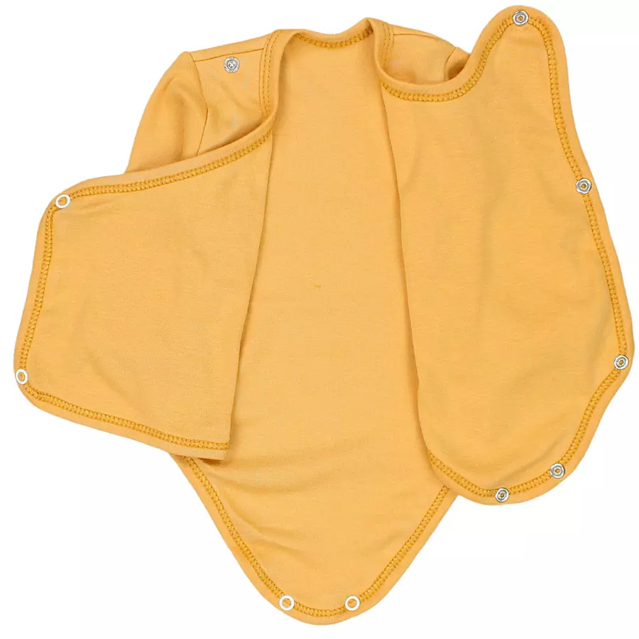 TupTam Baby Langarm Wickelbody im 5er Set gelb