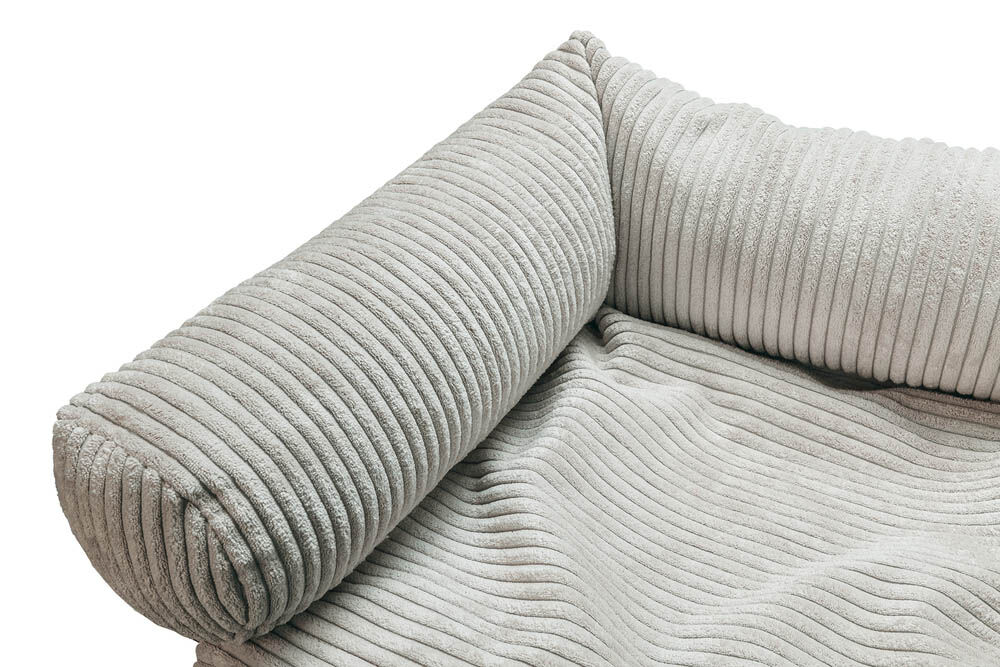 Designed by Lotte Ribbed - Bankkussen - lichtgrijs - 30x50x50 cm - S