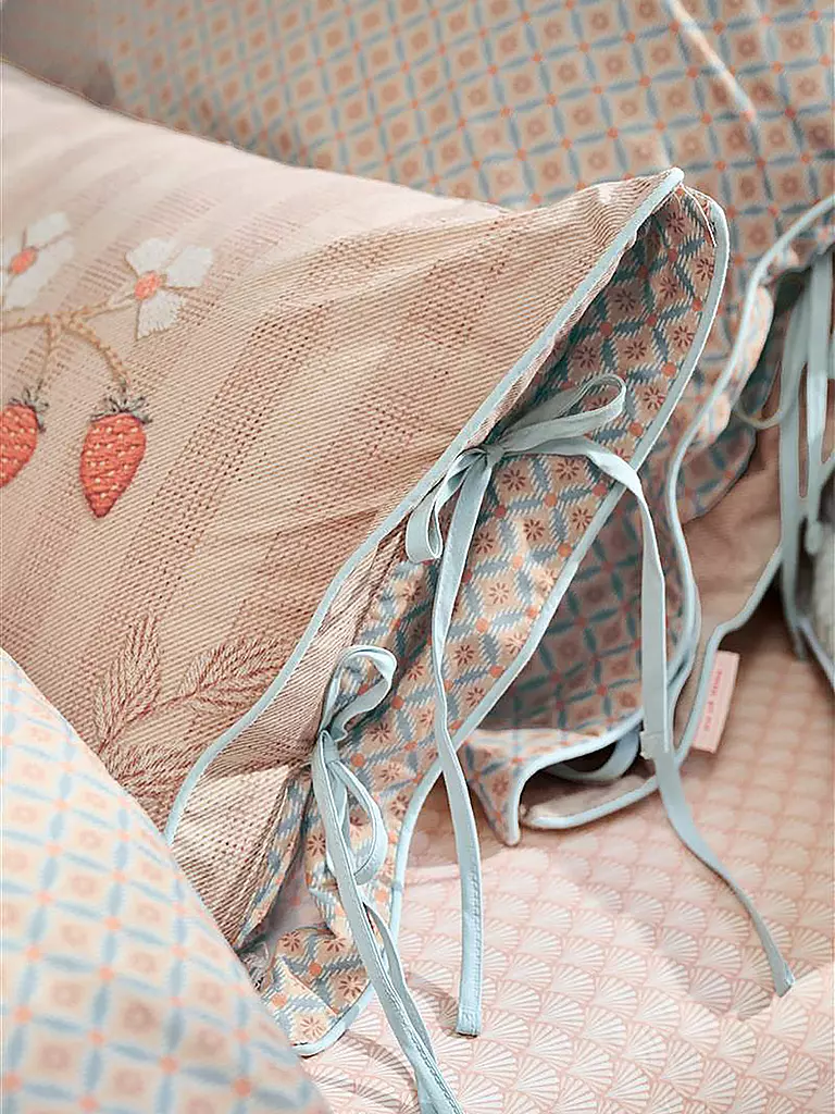 PIP STUDIO Perkal Bettwäsche BUENAS NOCHES 70x90cm/140x200cm Sand rosa