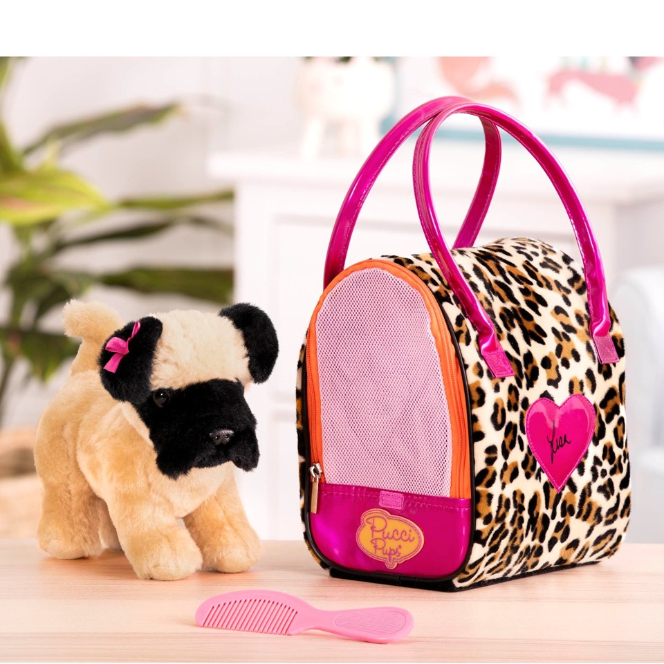 Pucci - hund i Leopard taske