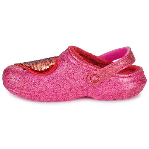 Crocs - CLASSIC LINED VALENTINES DAY CLOG Rosa / Rojo