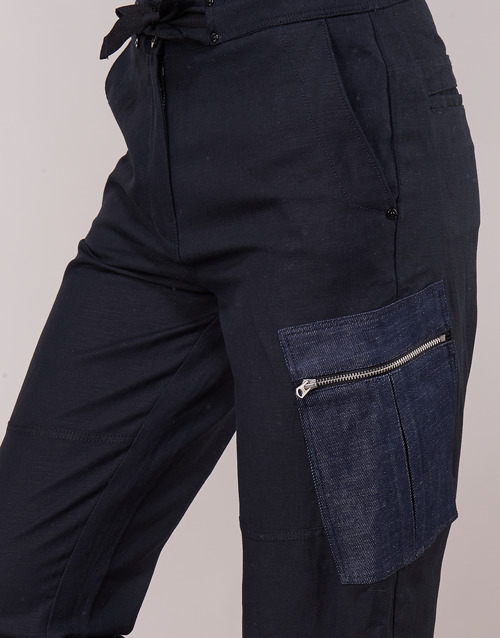 G-Star Raw - FELDSPAR HIGH STRAIGHT CARGO - Marine