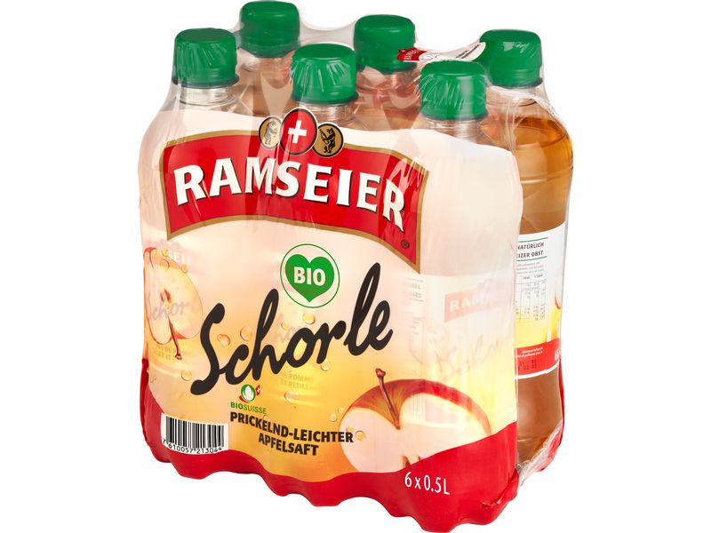 Ramseier Apfelschorle BIO 6 x 0.5 l Apfelschorle löscht den Durst