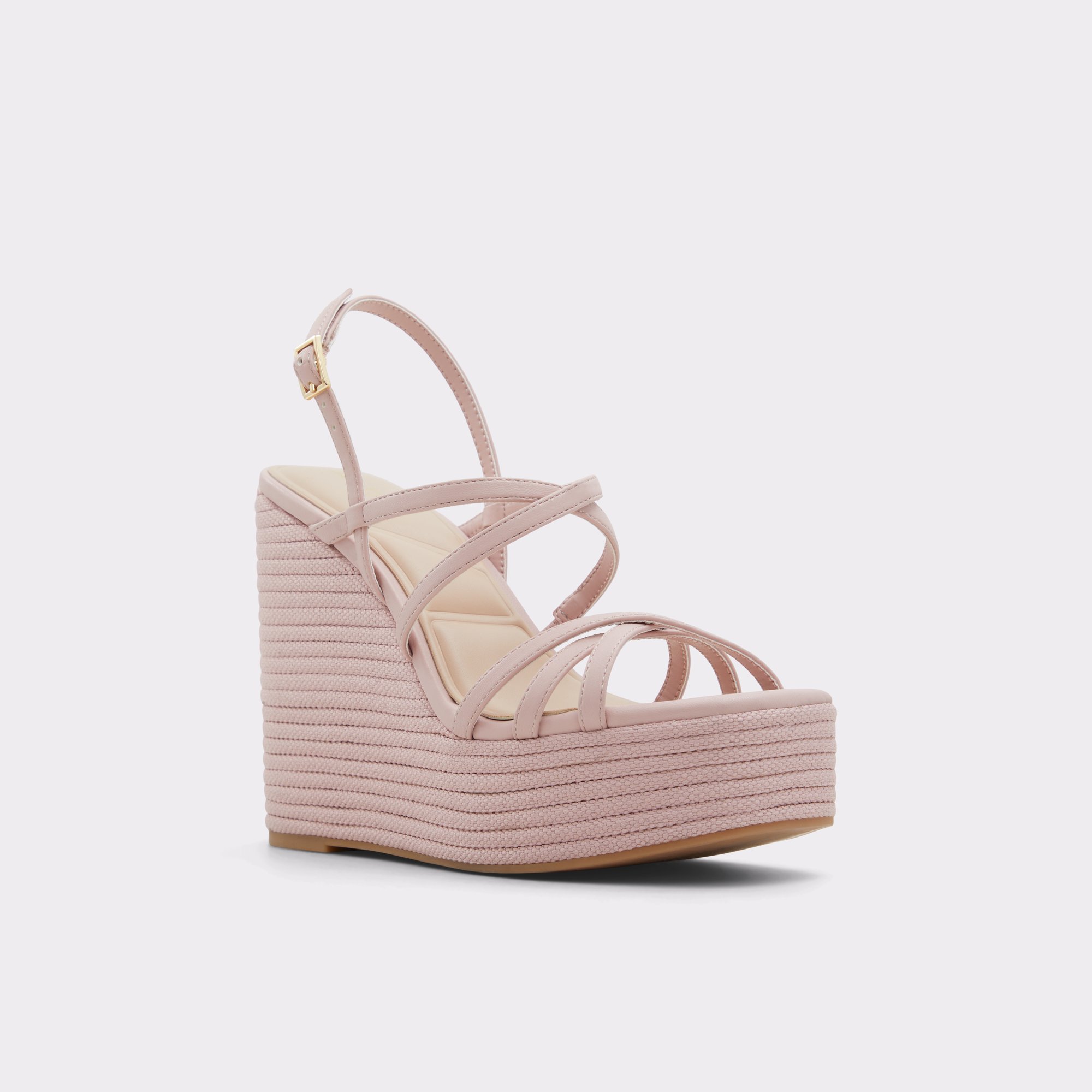 Cheratram Light Pink Women Wedges & Espadrilles