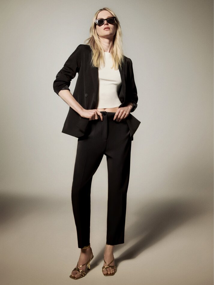 Blazer básico - Preto