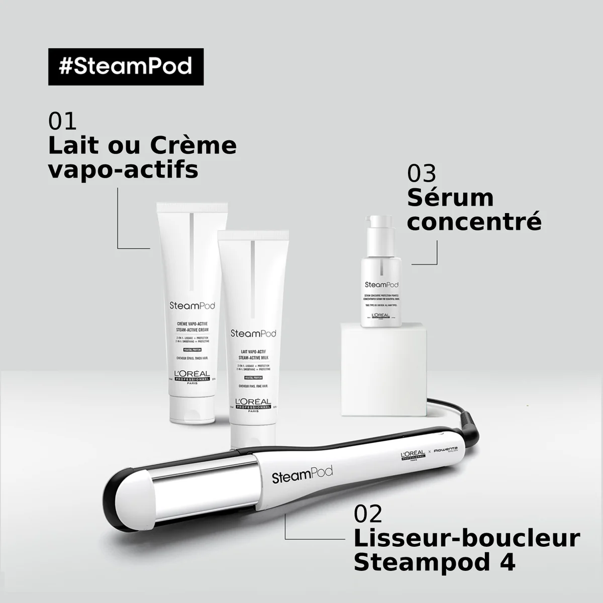 Pack Steampod 4.0   Soin Lissant