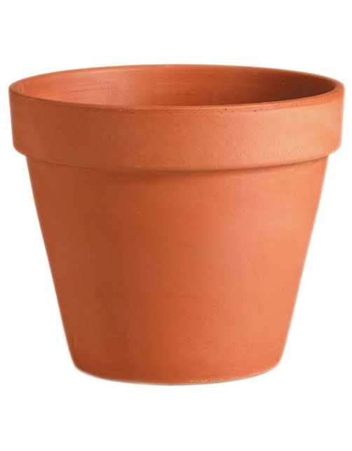Mega Collections Aardewerk Pot Roodsteen - Bloempotten - 13.1 cm