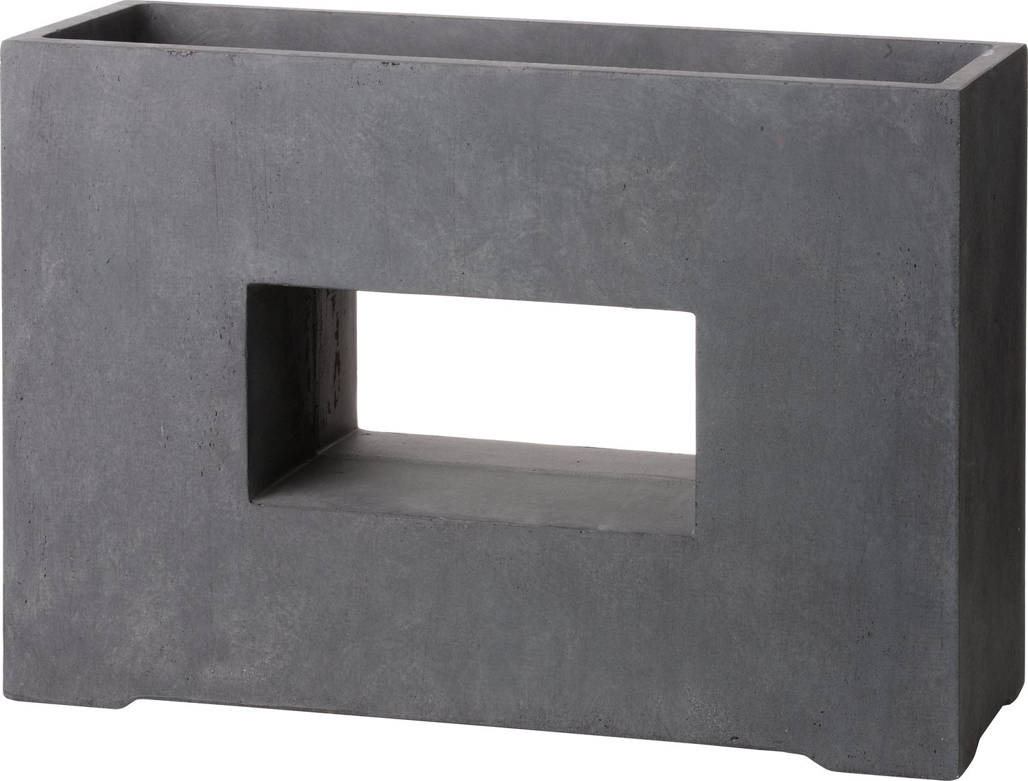 Intratuin bak kubus venster 75 x 27 x 52 cm antraciet